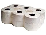Mini Jumbo Toilet Rolls 95mm x 150M Roll 2 Ply 60mm Core Pk12