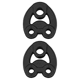 SG Store 2x Exhaust Muffler Rubber Hanger Mount Compatible with Mercedes W124 S124 C124 Replacement 2014920044 2014920116