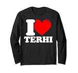 I love terhi given name Long Sleeve T-Shirt