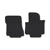 Nissan NV200 (2009+) [Not suitable for ENV200] Rubber Van Mats Accessories Tailored Fit Compatible Accessory Waterproof Protection Non-Slip Car Floor Mats 3mm Thick Full Coverage Durable Coverage with