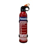 Small 600g ABC Dry Powder Aerosol Fire Extinguisher - Multi Purpose Extinguisher Great for Home & Vehicle Use - FireShield (600g Fire Extinguisher)