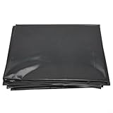 Zeroupshop Fish Pond Liners Pond Membrane Reinforced Waterproof Black Clearance Flexible Garden Landscaping Liners Cloths(1.5 * 2m)