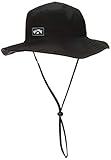 Billabong Men's Big John Safari Sun Protection Hat with Chin Strap, Black2, One Size