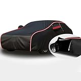 Car Cover Outdoor for Mercedes E280 CDI 4-Matic 2006-2009, Waterproof Outdoor Car Covers Breathable Large With Straps Zip Dustproof Windproof UV Protection ew1024