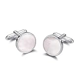 Philip Jones Men's Mother of Pearl Gemstone Cufflinks