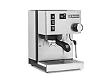 Rancilio Silvia Espresso Machine with Iron Frame and Stainless Steel Side Panels, 11.4 by 13.4-Inch (Stainless Steel-Updated 2019 Model), 0.3 liters