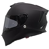 MIDA MV-151 Full Face ACU Gold ECE 2206 Motorcycle Motorbike Helmet with Clear and Dark Visors (2XL)