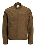 Jack & Jones Men's Jjerocky Jacket Noos, Cognac, L