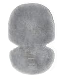 Mamas & Papas Baby Luxury Sheepskin Liner for Pram, Pushchair, Buggy, Stroller – Grey