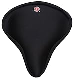 Schwinn Comfort Bike Cruiser Seat Cover, High-Tech Gel Padding, Fits Most Seats for Standard or Stationary Bikes