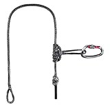 QOGIR Saddle Hunting Bridge Rope, Adjustable Tree Saddle Bridge Replacement, Durable 350 lb Rated Hunting Bridge Rope, Fits All Saddles, Saddle Hunting Safety Tether Rope