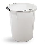 Plastic 28 Litre Heavy Duty Plasterers Bucket for Mixing Building Holding Water and Plaster