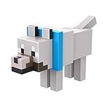 Mattel Minecraft Build Wolf Action Figure, 3.25-in, with 1 Build-a-Portal Piece & 1 Accessory, Building Toy Inspired by Video Game, Collectible Gift for Fans & Kids Ages 6 Years & Older​