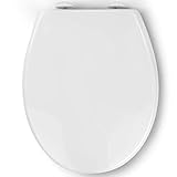 Pipishell Soft Close Toilet Seat, Toilet Seat with Quick Release for Easy Clean,O Shape