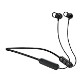 Skullcandy Jib+ Wireless In-Ear Earbuds with Microphone for Hands-Free Calls, 6-Hour Rechargeable Battery, Included Ear Gels for Noise Isolation, Black