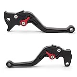 HYEPIVOT for 2011-2017 Daytona 675 R,2011-2015 Speed Triple 1050/R Short Brake Clutch Levers Pair Black