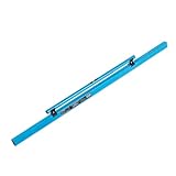 OX TOOLS Pro Series 72-Inch Concrete Screed with Leveling Vial | Aluminum | Lightweight & Reversable Handle | Screed for Cutting and Smoothing | 6' Concrete Screed