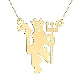 Pendant Necklace Manchester Fan Football Badge Necklace Ornament Personality Creative Punk Design Men & Women jewelry
