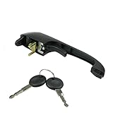 PEXORT Outside Door Handle Keys OUTER LEFT RIGHT FRONT DOOR HANDLE W/KEYS, for VW, T25 Caravelle Camper 251837205 Outer Door Handle