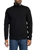 Sergio Tacchini Men's Edwards Roll Neck Jumper, Black, M