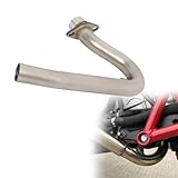 Universal Slip On For Italjet Dragster 125 200 Front Link Pipe Motorcycle Full Systems Exhaust Escape Moto Special Accessories