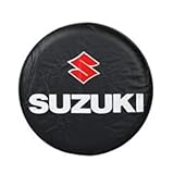 Car Spare Wheel Cover for Suzuki Grand Vitara XL-7 Samurai Sidekick SX4,Spare Tyre Cover Waterproof Dustproof Protection Tire Covers PVC Wheel Protective Cover Wheel Tyre Exterior Accessories