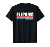 Retro Vintage 70s 80s Style Felpham, United Kingdom T-Shirt