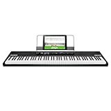 Alesis Recital 88 Key Digital Piano Keyboard with Semi Weighted Keys, Built-In Speakers and Piano Lessons