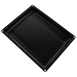 SPARES2GO Small Baking Roasting Tray Grill Pan for Thetford, fits Smev, fits Cramer Caravan Motorhome Oven Cooker (355mm x 280mm)