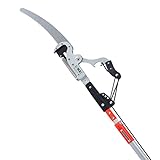 LINZI Telescopic Tree Pruner 3M with 350mm Extra Blade Extendable Long Reach Pole Pruning Saw Tree Loppers for Cutting Trimming High Branches Leaves Shrubs