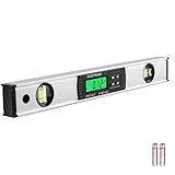 ALLmeter Digital Magnetic Level,Digital Spirit Level 16 inch 4 * 90°0-360°Spirit Level Inclinometer Angle Finder LCD Backlight Display IP54 Bubble for Carpentry,Building,Masonry,Automobile,Masonry