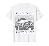 Ford - Mustang Fastback Patriotic Stars And Stripes 1967 T-Shirt