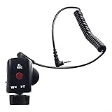 ComfyHarbor Wired Zoom Remote Controller For Panasonic Camcorders, Compatible With 190P/150P/VX2000E/FX1E/Z1C/HVX200/AG160 & More, 2.5mm Zoom & Record Control