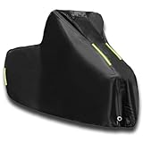 Motorbike Cover Waterproof for BMW G450X 2008-2011,Oxford Fabric Motorcycle Covers Indoor Outdoor Dustproof Breathable Anti UV with Lock Holes and Reflective Strips(Black)