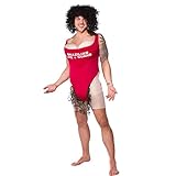 Adult Scary Mary Lifeguard Fancy Dress Costume - One Size