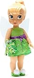 Disney Store Official Tinker Bell Doll Animator Collection, Peter Pan, 39cm/15” Fairy Figure with Realistic Rooted Hair & Outfit, Collectible Toddler Doll, Toy Suitable for Ages 3+