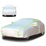 Four Seasons Car Cover for Borgward Isabella Coupe 1954 to 1962, OxFord Cloth Outdoor Covers with Side Door Zipper, All Weather Protection Dustproof UV(Silver,for Borgward Isabella Coupe 1954 to 1962)