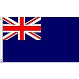 AZ FLAG - Blue Ensign Flag - 3x5 Ft - 100D Polyester British Ensigns Banner with Two Metal Grommets - Fade Resistant - Vivid Colors - 3' x 5' Feet - 150x90 Cm