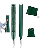 EasyShopping247®UK - Rotary Airer Cover (Green) Universal Fit with Zip and Drawstring to tighten Airer.420D Rotary Line Cover is Weather Resistant | Protection for Garden Dryer, Parasol