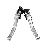 XYVRTK for Triumph Daytona 675 R 2011-2016 Speed Triple R 2012-2018 1050 2011-2015 Motorcycle Brake Clutch Levers Short (Short Silver)