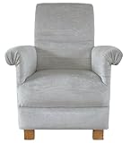 Laura Ashley Villandry Dove Grey Fabric Adult Chair Armchair Bespoke