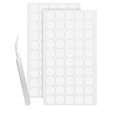 LLPT Double Sided Adhesive Dots | 100 PCS | 20MM | Round Removable Nano Sticky Dots | Clear Tack No Trace | Super Sticky Putty Waterproof Small Stickers | for DIY Home Decoration(ND20100)