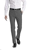 Calvin Klein Men's Jinny Dress Pants, Medium Grey, 32W x 32L