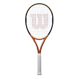 Wilson Roland-Garros Equipe Tennis Racket, Navy/White, 4-3/8" (3)