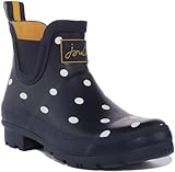 Joules Women's Wellibob Wellington Boots,French Navy Spot,3 UK