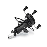 Mtuqvma Phone Holder Bike For Kawasaki For ZX-14R For NINJA For ZZR 1400 For ZX600 ZX-6RR 400/250 Phone Holder Fork Stem Mount Bracket Motorcycle GPS Navigation Bracket(Without USB)