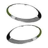 Lechnical Headlight Trim Ring Compatible With BMW Mini Cooper F55 F56 F57 2014-2021 Replacement 51137300631 51137300632 51712355791 51712355798