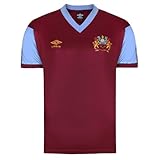 Burnley 1980 Umbro Retro Football Shirt Red Large Polyester