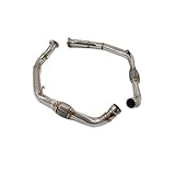 Car Exhaust Pipes For Porsche For Panamera Turbo 971 4.0T With OPF Version Exhaust System High Flow Middle Pipe YIJIAVSX