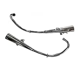 Motorcycle exhaust pipe Motorcycle Exhaust Silencer Pipe For Haojue Qingqi Lifan Skygo Dayang GN125-H/F HJ125-8 LF125 CG/GN Engine Type Muffler